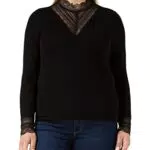 T-shirt à manches longues ONLY col Haut pour Femme.