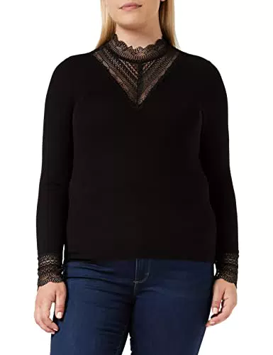 T-shirt à manches longues ONLY col Haut pour Femme.