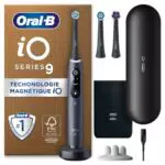 Brosse à Dents Électrique Oral-B iO 9 avec 3 Brossettes et Étui de Voyage