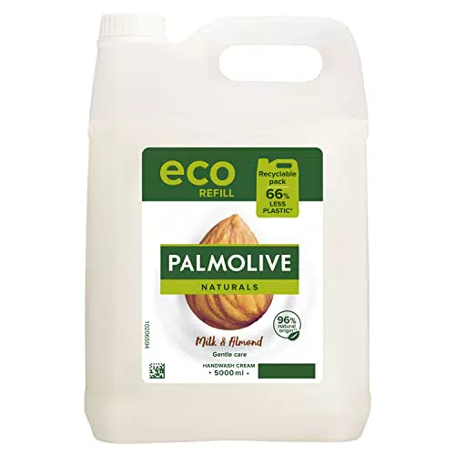 Savon Liquide Mains Palmolive Soin Délicat Amande & Lait - Format Économique