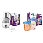 Robot Cuiseur-Mixeur Philips 4-en-1 pour Bébé avec Livret de Recettes