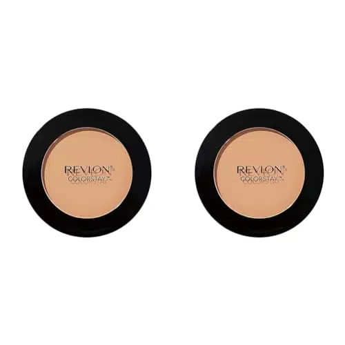 Poudre Pressée Revlon ColorStay 16H - Fini Mat et Naturel, Contrôle de la Brillance