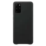Coque Samsung Galaxy S20+ en cuir noir