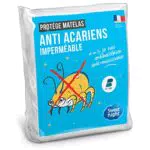 Protège Matelas Sweetnight 200x200 cm Imperméable Anti Acariens 100% Coton