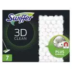 Balai Attrape-Poussière Swiffer 3D: Recharges Lingettes Sèches pour Sol, Anti Poussière