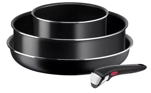 Tefal Ingenio Lot 4 pièces, Poêle 26 cm, Casserole 18 cm