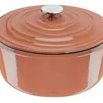 Cocotte en fonte d'acier Tefal Lov 29 cm - Induction, Four, Cuisson saine - Ebook recettes inclus