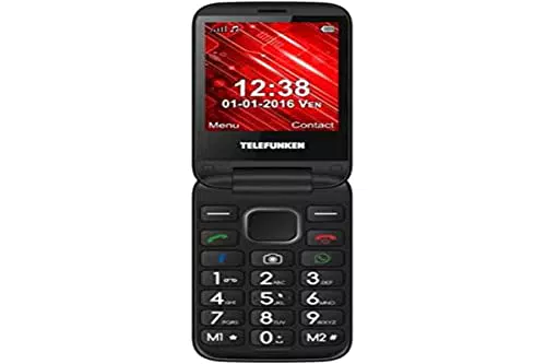 TELEFUNKEN TM360 Cosi Téléphone Mobile déboqué 2G et 3G Rouge