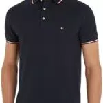 Tommy Hilfiger Polo Homme Manches Courtes 1985 RWB Tipped Slim Polo Slim