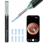 VITCOCO Otoscope Oreille 1920P HD Camera IP67 étanche Nettoyant Oreille Portable avec 6 LED et Outil de Nettoyage