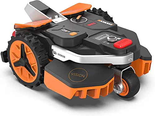 Robot Tondeuse Connecté WORX LANDROID Vision WR206E - 600 m² - Multizone - Réglage Via APP