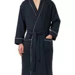 Amazon Essentials Robe de Chambre Gaufrée Légère Homme