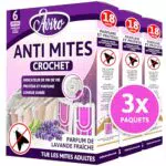Cintres Anti Mites Aviro à la Lavande Naturelle - Efficace pour Protéger Vos Vêtements