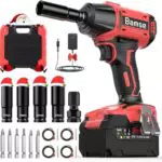 Clé à Chocs Sans Fil Brushless 550Nm avec Batterie 21V - Visseuse à Chocs D'impact