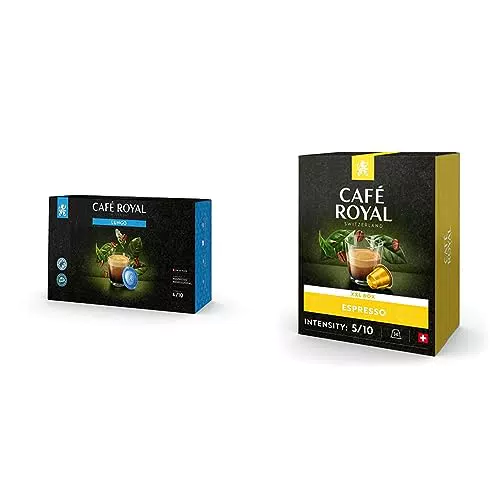 Capsules Café Royal Lungo pour Machine à Café Nespresso - Intensité 5/10 - Certifiées UTZ