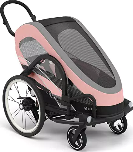 Poussette Vélo 2-en-1 Cybex ZENO Bike Convertible, Pour Enfants de 6 mois à 4 ans - Noir