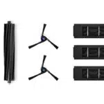 Kit d'entretien ECOVACS pour DEEBOT X2 Omni/X2 Combo - Brosse Principale en Caoutchouc, Brosses Latérales Noires, Filtres Antibactériens