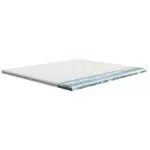 Surmatelas Emma 160x200 en Mousse Ergonomique Airgocell - Respirant et Réversible - Côté Souple ou Dur - Certifié Oeko-Tex