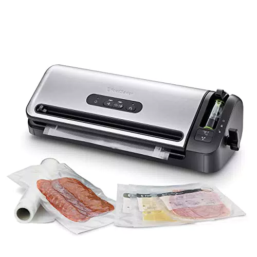 Machine Sous Vide FoodSaver avec Compartiment de Rangement et Fonction Marinade