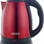 Bouilloire Electrique Compacte Inox Hagen - Design Élégant, Base 360°, Capacité 1,8L, 1500W