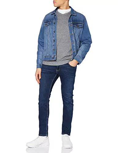 Jack & Jones Pull en Maille Col en V Navy Blazer XL Navy Blazer XL