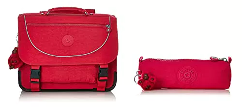 Sac d'École Kipling Preppy + Trousse Freedom assortie, Rose