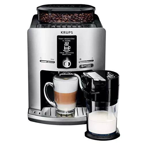 Cafetière à grain Krups Espresseria Latt avec Broyeur et Cappuccino One-touch