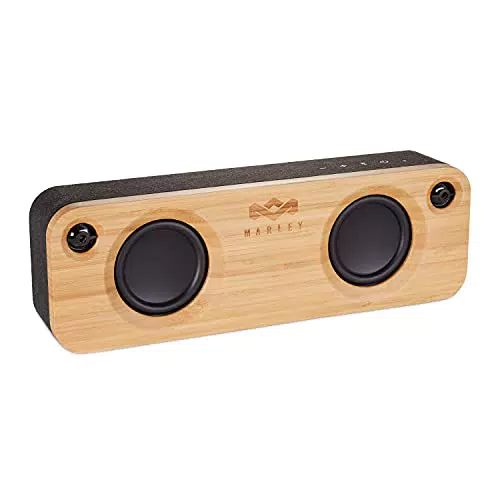 Enceinte Bluetooth portable House of Marley Get Together - Connexion sans fil, Son immersif, Entrée auxiliaire 3,5 mm - Noir