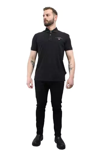 Polo NAPAPIJRI Elbas pour Homme - Noir