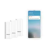 Détecteurs d'Ouverture Intelligents Netatmo pour Portes et Fenêtres, sans Fil, Lot de 3