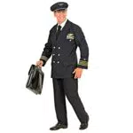 Veste de pilote pour homme - Ensemble complet (veste, pantalon, chapeau)