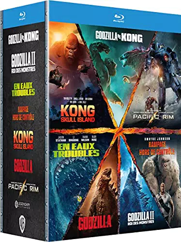 Rampage-Hors de contrôle Blu-Ray: Roi des Monstres vs Godzilla vs Kong.