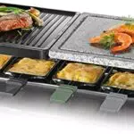 Appareil à Raclette SEVERIN avec Pierre Naturelle et Plaque en Fonte Antiadhésive