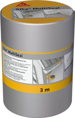 SIKA Multiseal Alu - Ruban d'Étanchéité en Aluminium 150 mm x 3 m