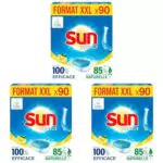 Pastilles Lave-Vaisselle Citron Tout-en-1, 85% Ingrédients Naturels, Ecolabel (Lot de 3)