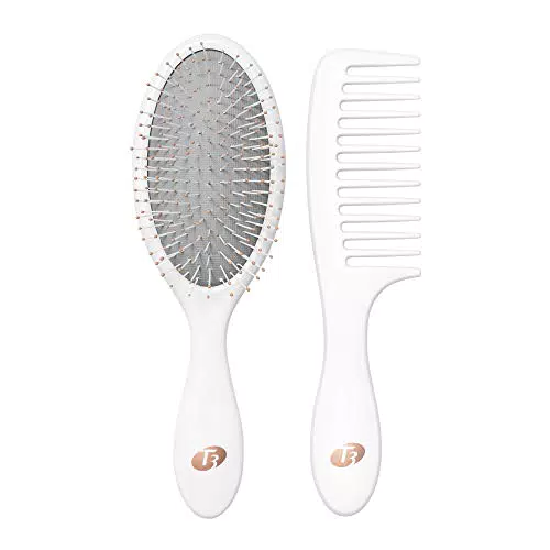 Ensemble Brosse Démêlante et Peigne de Douche - Marque T3