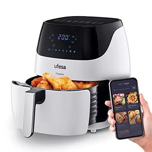 Friteuse Air Fryer Ufesa AF5100 avec WIFI, 5 L, Écran Tactile, 8 Programmes