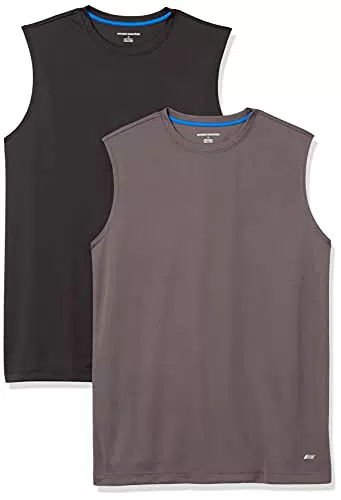 Débardeur de Sport Amazon Essentials Homme en Tissu Technique à Haute Performance