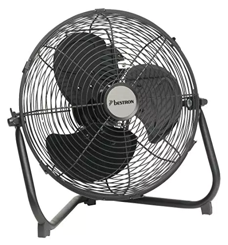 Ventilateur de Sol Bestron au Style Rétro avec 3 Vitesses - Hauteur 39 cm