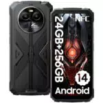 Smartphone Incassable Blackview BV8100 Android 14, 24Go+256Go/1To - Écran 6,5 FHD+ 120Hz - Caméra 32MP+50MP - NFC/4G/GPS - Octa-Core