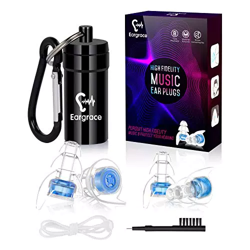 Protections Auditives Musiciens Eargrace - Réduction du Bruit pour Concerts, DJ, Festivals