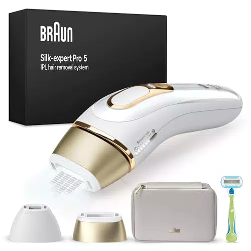 Épilateur à lumière pulsée Braun Silk·expert Pro 5 - Épilation semi-définitive à la maison