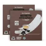 Capsules de Café Ristretto Compatibles Nespresso - Torréfaction Moyenne - Certifié Rainforest Alliance