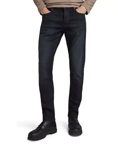 G-STAR RAW Jean 3301 Slim Homme ,Bleu