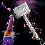 Ouvre-bouteille Mjolnir Marteau de Thor - Idée Cadeau Créative Bar Vin