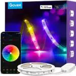 Ruban LED Govee RGBIC WiFi Bluetooth Multicolore Contrôlé par APP - Sync avec Rythme de Musique