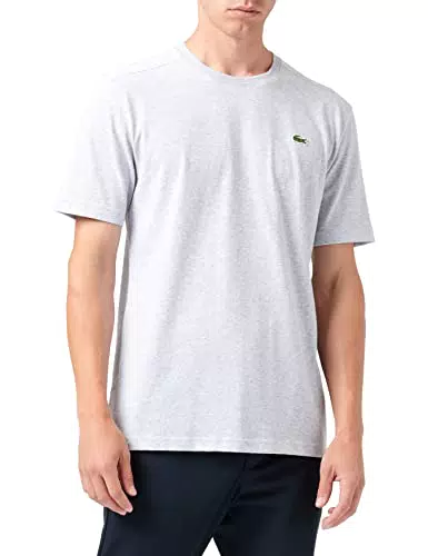 Lacoste Sport T-Shirt Regular Fit Homme, Blanc, XL