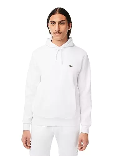 Lacoste Sweatshirt Classic Fit Homme, Blanc, 6X