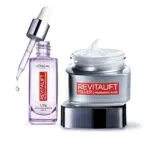 Coffret Routine Anti-Âge L'Oréal Paris - Sérum Repulpant & Soin Jour Volumisant à l'Acide Hyaluronique