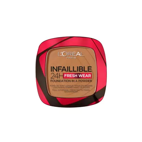 Fond de Teint Poudre Longue Tenue Waterproof L'Oréal Paris Infaillible 24H Fresh Wear